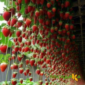 Клубника ампельная Анастасия купить по цене от 370р. в интернет-магазине «Посадика» с доставкой почтой в в Серафимовиче и по всей России – [изображение №1].